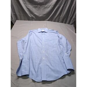 Brooks Brothers Shirt Mens 16.5 34 Plaid 346 Non Iron Dress Cufflinks